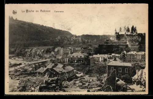 AK La Roche en Ardenne, Blick auf den Ort