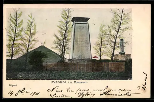 AK Waterloo, Les Monuments