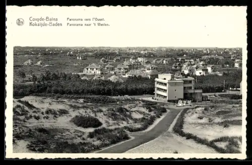 AK Coxyde-Bains, Panorama vers l`Ouest