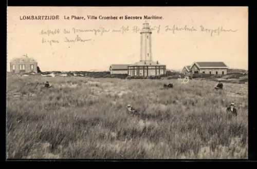 AK Lombartzijde, Le Phare, Villa Crombez et Secours Maritime