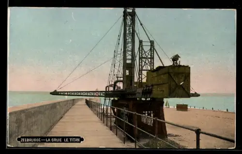AK Zeebrugge, La grue le titan, Kran