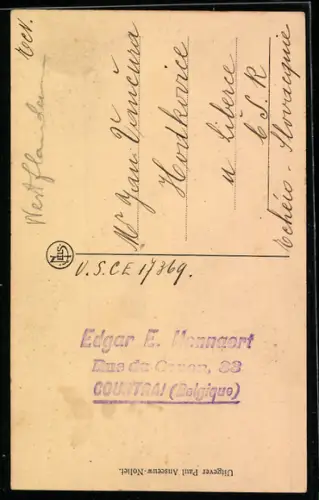 AK Roulers, Tombe Albert Rodenbach