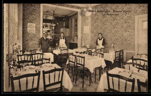 AK Blankenberghe, Pension Floréal, Le Restaurant