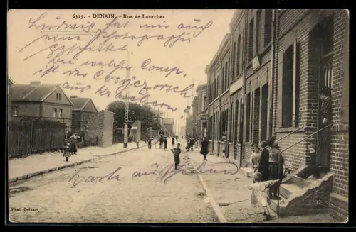 AK Denain, Rue de Lourches