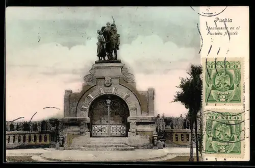 AK Puebla, Monumente en el Panteon francés