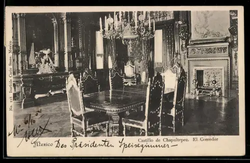 AK Mexico, Castillo de Chapultepec, El Comedor