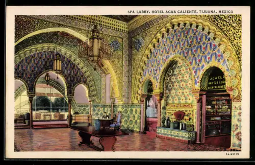 AK Tijuana, Hotel Agua Caliente, Spa Lobby