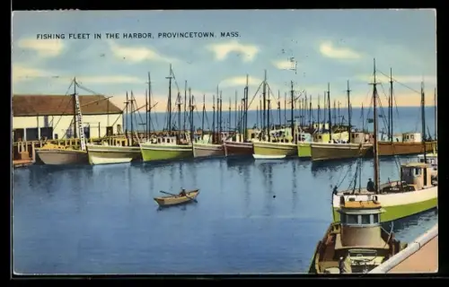 AK Provincetown, MA, Fishing Fleet in the Harbor