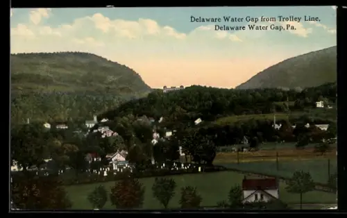 AK Delaware Water Gap, PA, View from Trolley Line