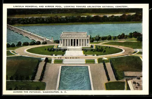 AK Washington D.C., Lincoln Memorial and Mirror Pool