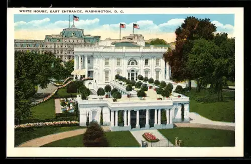 AK Washington D.C., White House, East Entrance