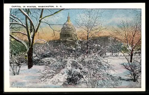 AK Washington D.C., Capitol in Winter