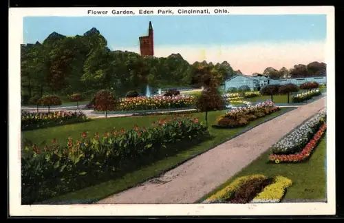 AK Cincinnati, OH, Flower Garden, Eden Park