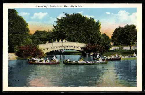 AK Detroit, MI, Canoeing, Belle Isle
