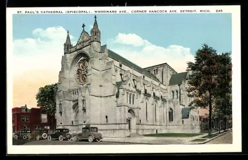 AK Detroit, MI, St. Paul`s Cathedral, Woodward Avenue
