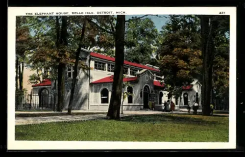 AK Detroit, MI, The Elephant House, Belle Isle