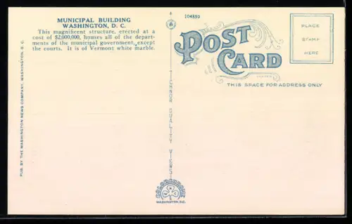 AK Washington D.C., Municipal Building