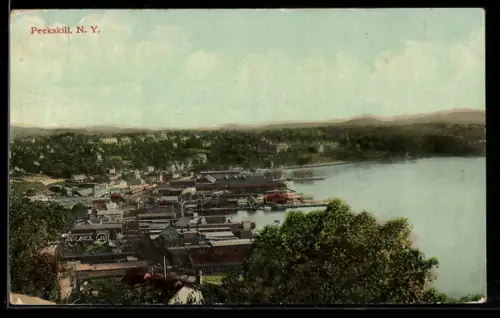 AK Peekskill, NY, View of the city