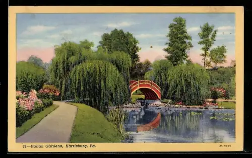 AK Harrisburg, PA, Italian Gardens