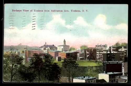 AK Yonkers, Birdseye view of Yonkers from Ashburton Ave.
