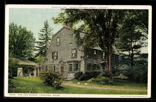 AK Concord, MA, The Old Manse, erected 1765