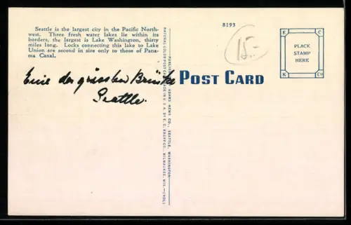 AK Seattle, WA, George Washington Memorial Bridge