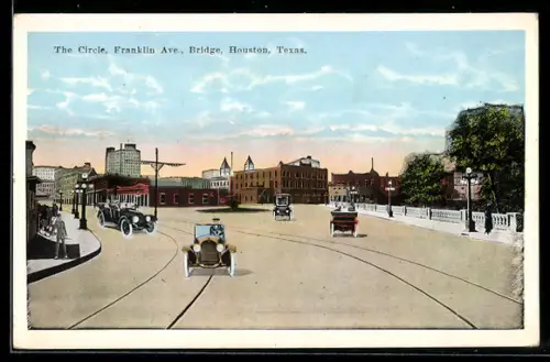 AK Houston, TX, The Circle, Franklin Ave., Bridge