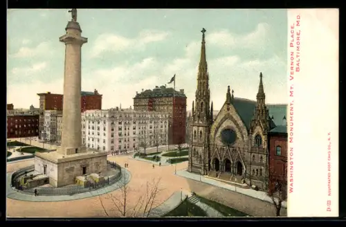 AK Baltimore, MD, Washington Monument, Mt. Vernon Place