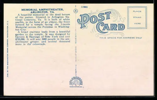 AK Arlington, VA, Memorial Amphitheater