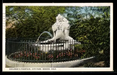 AK Denver, CO, Children`s Fountain, City Park