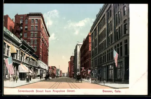 AK Denver, CO, Seventeenth Street from Arapohoe Street