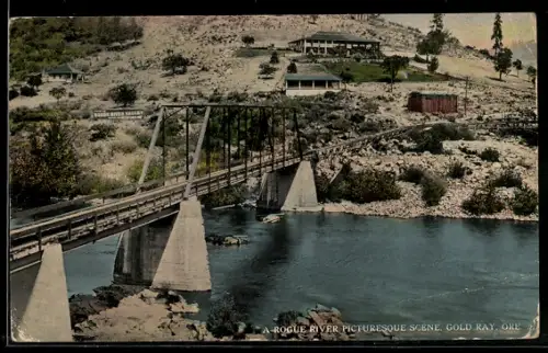 AK Gold Ray, OR, A Rogue River Picturesque Scene