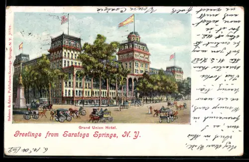 AK Saratoga Springs, NY, Grand Union Hotel