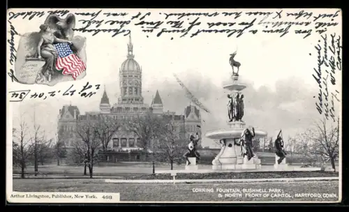 AK Hartford, CT, Corning Fountain, Bushnell Park