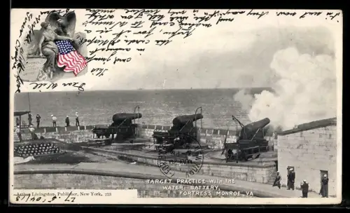AK Monroe, VA, Target Practice with the Water Battery