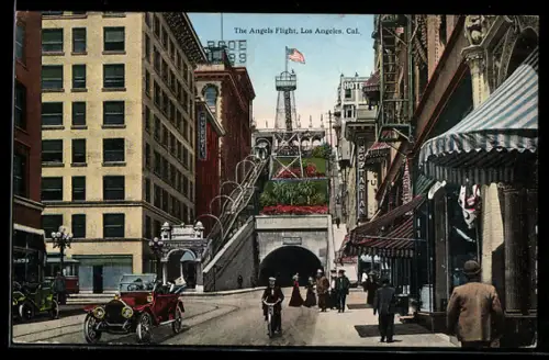 AK Los Angeles, CA, The Angels Flight