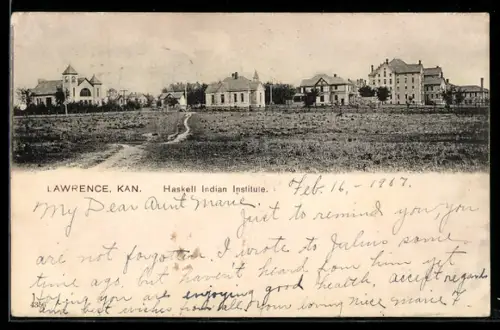 AK Lawrence, KS, Haskell Indian Institute