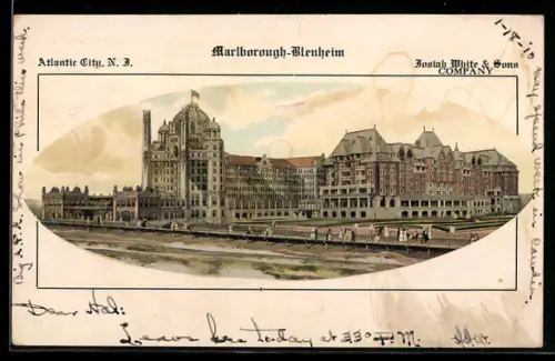 AK Atlantic City, NJ, Marlborough-Blenheim, Josiah White & Sons Company
