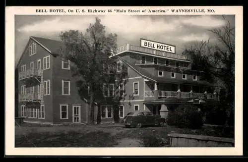 AK Waynesville, MO, Bell Hotel on Highway 66