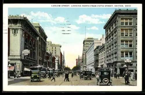 AK Dayton, OH, Ludlow Street, looking North from Fifth Street