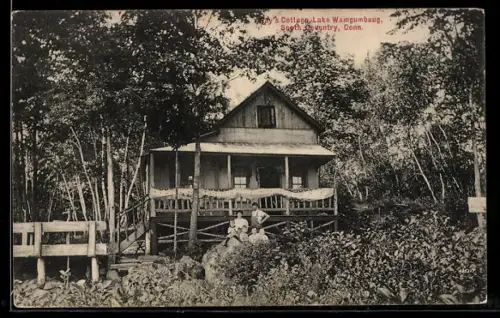 AK South Coventry, CT, Ray`s Cottage, Lake Wamgumbaug