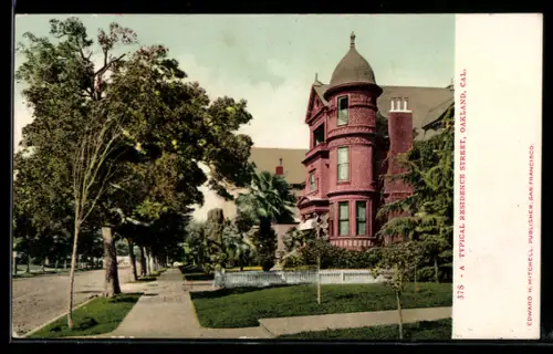 AK Oakland, CA, A typical residence street