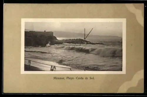 AK Miramar, Playa, Caida del Sol