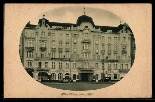 AK Berlin, Hotel Russischer Hof, Grand Hôtel de Russie in der Georgenstrasse 21-22