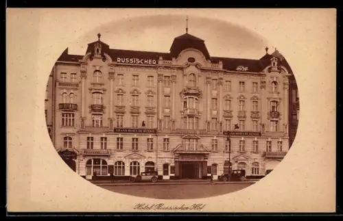 AK Berlin, Hotel Russischer Hof, Grand Hôtel de Russie in der Georgenstrasse 21-22
