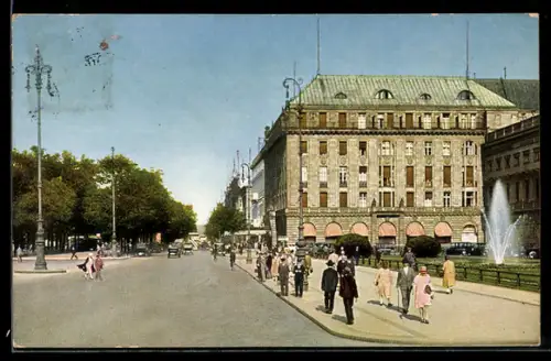AK Berlin, Pariser Platz und Linden mit Hotel Adlon
