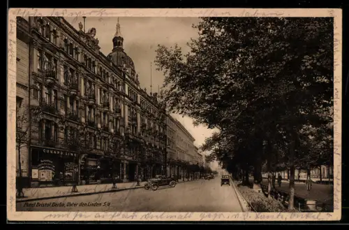 AK Berlin, Unter den Linden 5 /6, Hotel Bristol