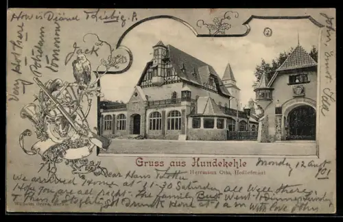 AK Grunewald, Restaurant Hundekehle, Hoflieferant Hermann Otto