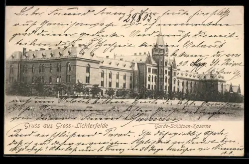 AK Berlin-Gross-Lichterfelde, Garde-Schützen-Kaserne