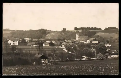 Foto-AK Cham, Blick zur Kirche